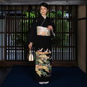 【留袖 レンタル フルセット】【往復送料無料】高級正絹 留袖 レンタル 鶴・松・梅 TS-MA416 結婚式 母親 衣装 黒留袖 レンタル留袖 結婚式母親 親族 留袖 式典 叙勲 留袖 レンタル 安い オシャレ 背が高い方 トールサイズ