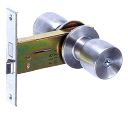 【勝手口 鍵】三協アルミ 勝手口錠 バックセット100mm【ドアノブ】【FSAD-136】【交換用・取付用】