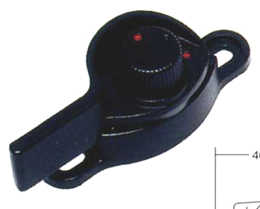 【窓用クレセント錠】　FK-47R【右】　【住友ウォール・ほか】【窓　鍵】【窓用補助錠】【サッシ錠】