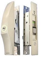 玄関 アルミサッシ用 鍵 召合せ錠 シルバー【FSKH-U9S】