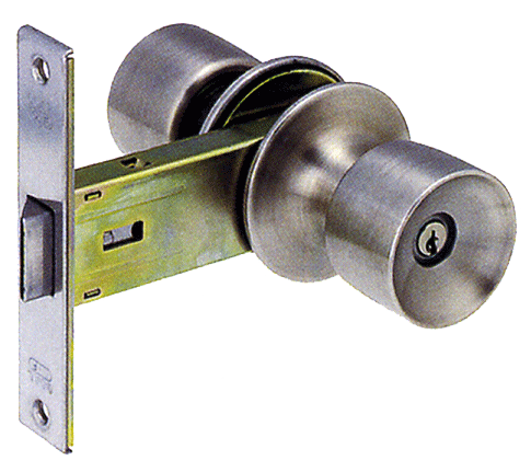 【勝手口　鍵】立山アルミ　勝手口錠　バックセット100mm【ドアノブ】【FSGB-40】【交換用・取付用】