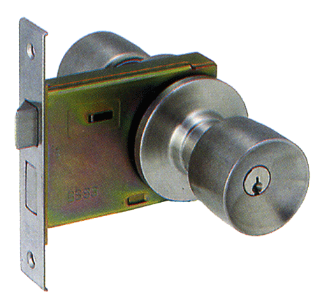 乐天商城 - 【玄関　鍵】三井軽金属　玄関錠　バックセット83mm【ドアノブ】【FSGA-25】【交換用・取付用】