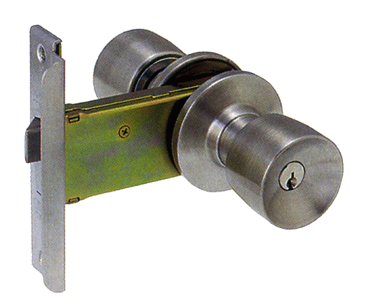 【玄関　鍵】三協アルミ　玄関錠　バックセット100mm【ドアノブ】【FSGB-33】【交換用・取付用】
