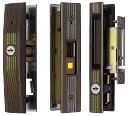 玄関 アルミサッシ用 鍵 引戸錠2点セット【FSKH-219】