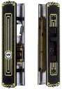 玄関 アルミサッシ用 鍵 召合せ錠【FSKH-76】