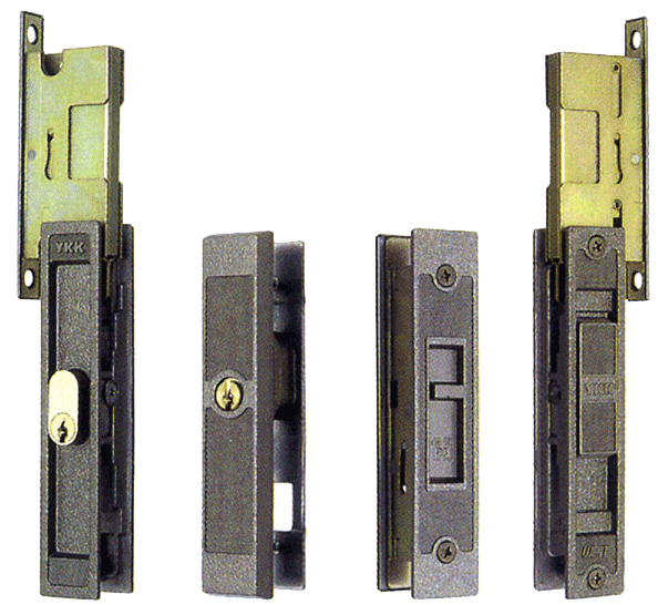 玄関　アルミサッシ用　鍵　引戸錠セット【FSKH-304】