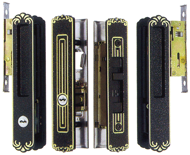 乐天商城 - 玄関　アルミサッシ用　鍵　引戸錠セット【FSAS-54】