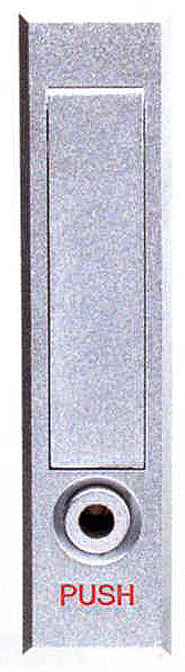 乐天商城 - 【ハンドル錠】HN-2-1　ワンタッチ平面ハンドル（鍵付き）【配電盤】【分電盤】【ロッカー】【書庫】