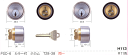 GOAL PSS/PSD-5 DT 28mm〜38mm 2個同一キータイプ【FSGCY-38】【ドアノブ】【ゴール】【玄関 鍵】【取替用シリンダー】