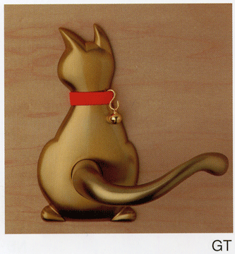 猫好きの方にオススメ!!オシャレな室内用レバーハンドル『わんにゃんレバー』のにゃんタイプ。【室内用..