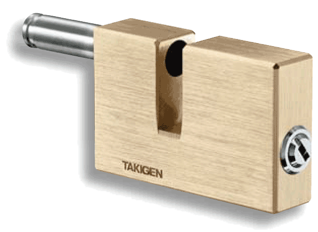 TAKIGEN　南京錠　キー2本付き　C-554【タキゲン】【TAK80】自動販売機など