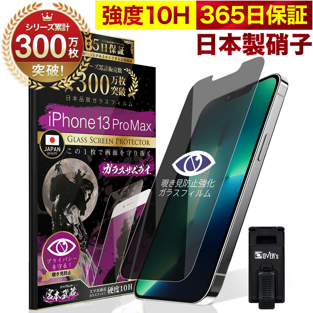 【覗き見防止】 iPhone13 Pro Max ガラス