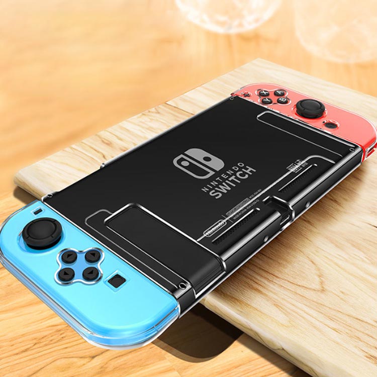Switch カバー Nintendo スイッチ ケース 透明カバー 分離設計 保護ケース 超薄型 耐衝撃 ソフトケース ドック対応 Joy-Con コントローラー 指紋防止