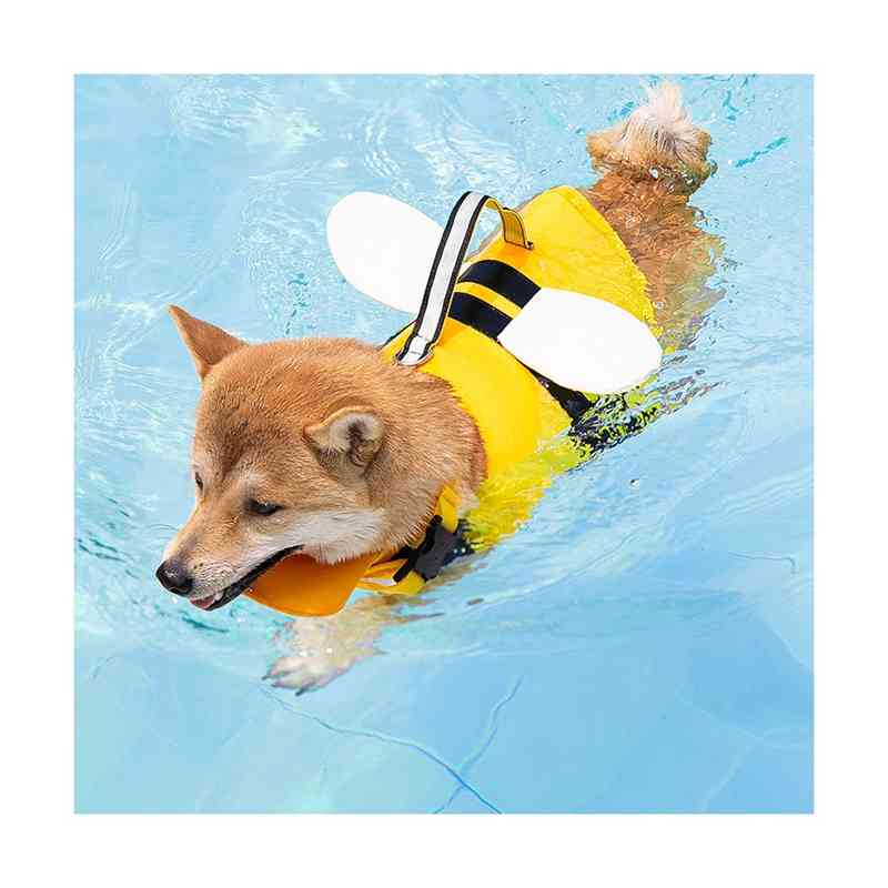 犬 ライフジャケット 小型犬 中型犬 ペット用品 救命胴衣 水泳救命胴衣 ペットジャケット 犬用ライフベストジャケット 海や川の水遊びに 水泳の練習用品 犬 救急服 ペットライフジャケット 干しやすい