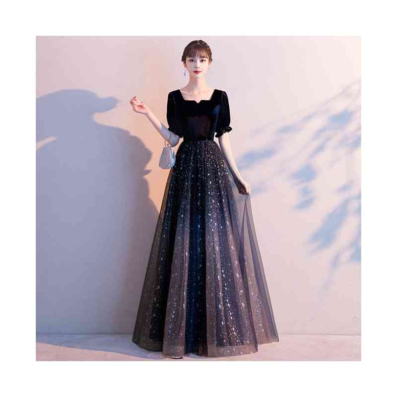 ロングドレス マキシ丈 aライン ピアノ ドレス 袖あり 演奏会 結婚式 卒業式　同窓会　謝恩会 パーティードレス フォーマル パーティドレス 発表会 二次会 ウェディング 花嫁 上品 大人 お呼ばれ 二次会 披露宴 上品　女子会　お食事会　成人式　