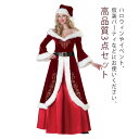 サンタクロース サンタ フレア袖 パーティ 3点セット サンタコス サンタ 長袖 クリスマス衣装コスチューム セクシー サンタコスプレ セクシーサンタ サンタコスチューム レディース ワンピース 大人 フード