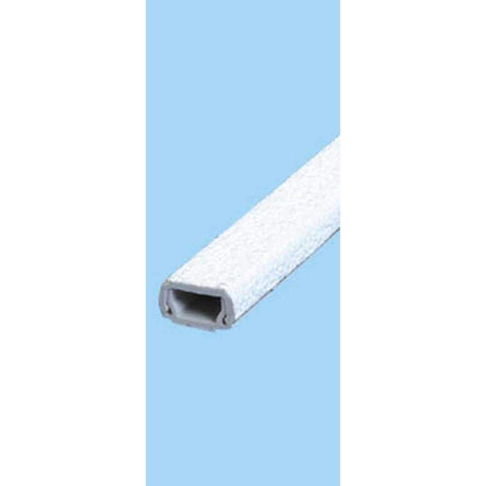 【商品説明】■材質：ABS樹脂■全長：1m■本体サイズ：1000(H)×13(W)×8(D)mm■重量：54g■適合ケーブル：　・UTP0.5×2P　・警報装置線　・火災報知機線■カラー：石目■テープ付【仕様】■ミニ