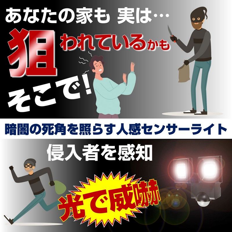 ELPA 朝日電器 乾電池式 センサーライト 4901087216574 ESL-N112DC