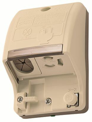 2セット 入線機能付防水コンセント DC1491E(C) 4974550025652 東芝ライテック