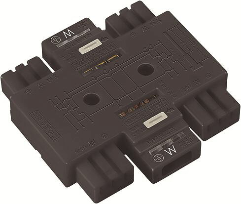 【商品説明】●電線接続チェックで見やすい黄色表示●レーザー印字で明瞭な極表示●電線色確認窓を追加●大きな電線リリースボタン●防塵カバーは1種類で共用可能【仕様】●分岐数:4●色:グレー