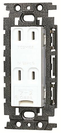 3セット 絶縁ET付ダブルコンセント NDG2182N(WW) 4974550017428 東芝ライテック