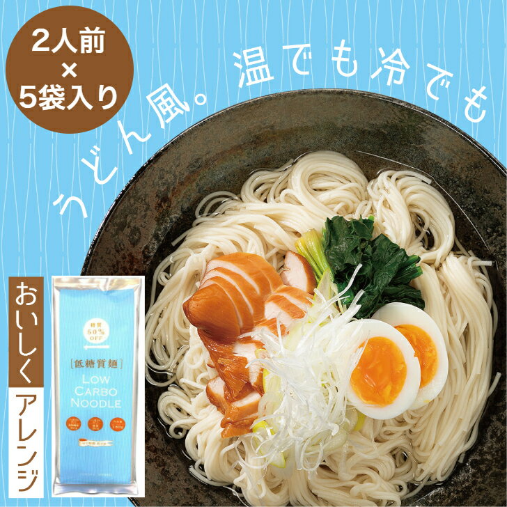 【5袋セット（10人前）】 おいしい 低糖質麺めん 城北麺工 ダイエット 置き換えダイエット 低カロリー