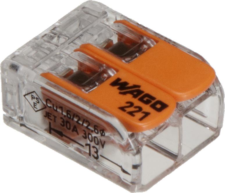 Rakuten - (50個入り) JAPPY ワンタッチコネクタ WFR/WFシリーズ WFR-Lシリーズ(クリアラージタイプ) WFR-2L-JP 6mm2対応品 ／ 箱入り