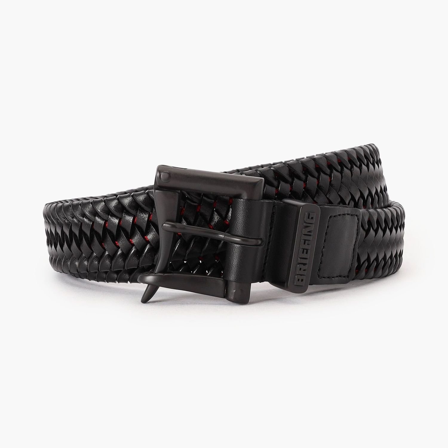 MEN'S FIREMAN BUCKLE LEATHER MESH BELT