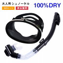 【全品P5倍】2点セット シュノーケリング セット レディース シュノーケリング マスク ドライスノーケル 食用級シリコン 水中メガネ 水中マスク 水中ゴーグル 初心者向け 着脱簡単 男女兼用 大人 子供 浸水防止 強化ガラス クリア視界 耐衝撃 多段調節