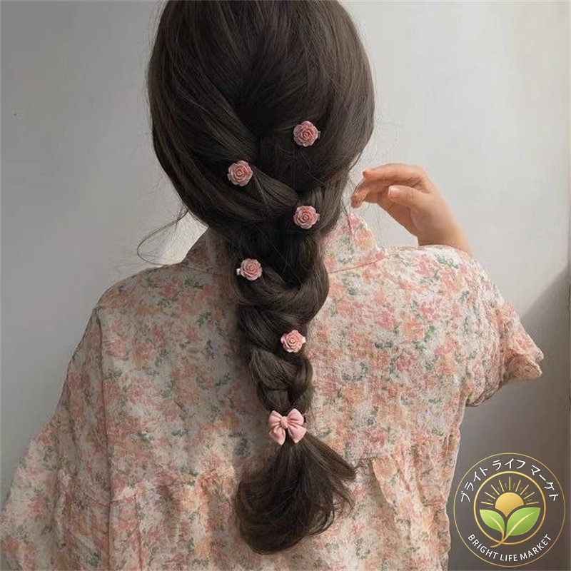 個性的 クリア 華やか ラブリー レトロ お洒落 シンプル かわいい 鉄 ヘアロープ ヘアアクセサリー ヘ..