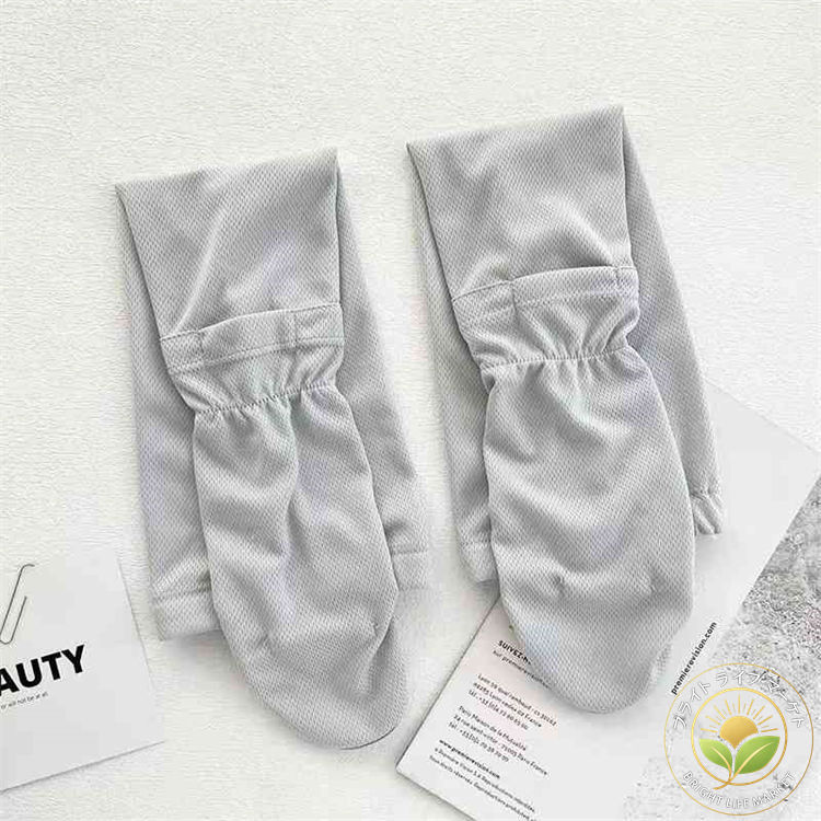 接触冷感 冷感 ロング 腕調整可能 日焼け防止 おしゃれ uvカット 冷え対策 夏用 遮光 紫外線カット率99..