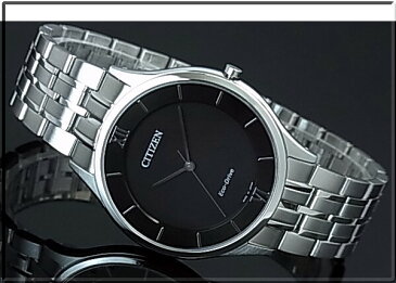 CITIZEN/エコドライブ【シチズン】メンズ ソーラー腕時計 ブラック文字盤 メタルベルト AR0070-51E MADE IN JAPAN 海外モデル【並行輸入品】