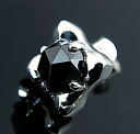NICOLE/Silver accessory【ニコル/シルバーアクセ】ブラックキュービックジルコニア/シルバー 片側ピアス【送料無料】NC-LP248P(国内正規品)