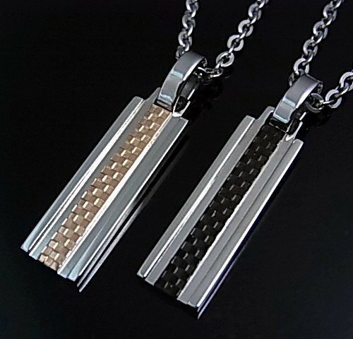 LION HEART/ステンレスアクセ【ライオンハート】ペアネックレス プレートタグ ステンレスネックレス【送料無料】04N141SM/04N141SL(国内正...