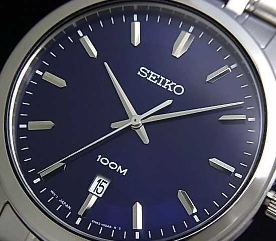 【楽天市場】SEIKO/Quartz【セイコー/クォーツ】ペアウォッチ 腕時計 メタルベルト ネイビー文字盤 SUR029P1