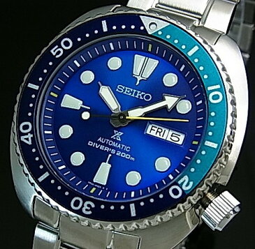 【エントリーで+P5倍！5/30まで】SEIKO/PROSPEX/200m diver's watch【セイコー/プロスペックス/200m防水ダイバーズ】ブルーラグーン 自動巻 メンズ腕時計 メタルベルト ブルー文字盤 海外モデル【並行輸入品】 SRPB11K1