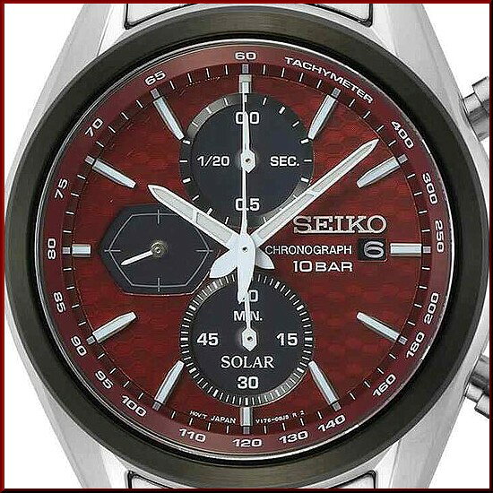 2021年春夏再販 Seiko Chronograph セイコー クロノグラフ メンズ ソーラー腕時計 メタルベルト レッド文字盤 Ssc771p1 海外モデル 並行輸入品 再値下げ Myebike Com Au