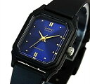 ■メール便配送■CASIO/Standard【カシオ/スタンダード】アナログクォーツ レディース腕時計 ラバーベルト ネイビー/ゴールド文字盤 海外モデル【並行...