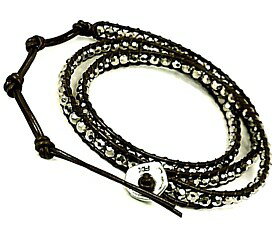 RUSS-K/accessory【ラス-ケイ/アクセ】三連ブレスレット ブラウンレザー【送料無料】RK528SV(国内正規品)