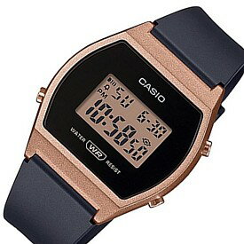 ■メール便配送■CASIO/Standard【カシオ/スタンダード】アラームクロノグラフ ボーイズサイズ 腕時計 Sporty casual design デジタルモデル ローズゴールド/ブラック ラバーベルト 海外モデル【並行輸入品】LW-204-1A