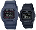 CASIO/G-SHOCK/Baby-G【カシオ/Gショック/ベビーG】ペアウォッチ ソーラー電波腕時計 ネイビー/ブラック(国内正規品)GW-M5610U-2JF/BGD-5650-1CJF