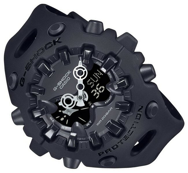 CASIO/G-SHOCK【カシオ/Gショック】メンズ腕時計 アナデジモデル ブラック(国内正規品)GA-V01-1AJF