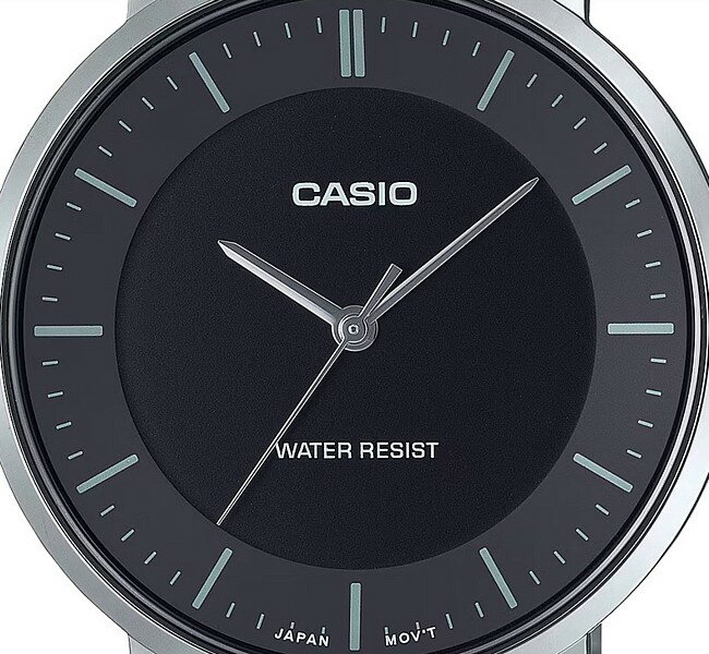 CASIO/Standard【カシオ/スタンダード】メンズ腕時計 ブラック文字盤 メタルベルト 海外モデル【並行輸入品】MTP-VT04D-1E