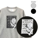 送料無料【ARE6332M】 ドラゴンボール DRAGONBALL 悟空 孫悟空 裏起毛 トレーナー スウェット キャラトレーナー メンズ レディース キャラクター キャラ 秋冬 長袖 漫画 アニメ コミック メンズ レディース 男女兼用 ブラック 杢グレー M L LL サイズ