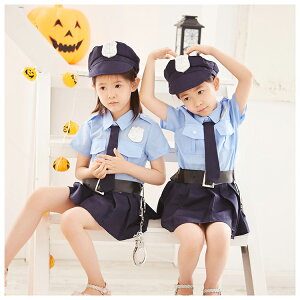 ハロウィン コスプレ 衣装 子供 ポリス 警官 警察官 仮装 可愛い 女の子 ハロウィーン衣装 キッズ おもしろ コスプレ子供 子ども ハロウィンコスチューム かわいい ハロウィンコスプレ コスチューム ハロウィン仮装 コスプレ衣装 子供用 こども衣装 こども FKR