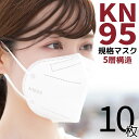 KN95マスク 10枚 マスク KN95 米国N95マスク同等 個包装 在庫あり 5層構造 使い捨てマスク 10枚入り 防塵マスク 不織布マスク 使い捨て 白 不織布 大きめ 立体マスク 女性用 男性用 販売 大人用 10 ホワイト 男女兼用 即納 国内発送 mask ウイルス