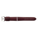 ミモザ MIMOSA 腕時計バンド 替えベルト RODI 24-22 ワイン/シルバー