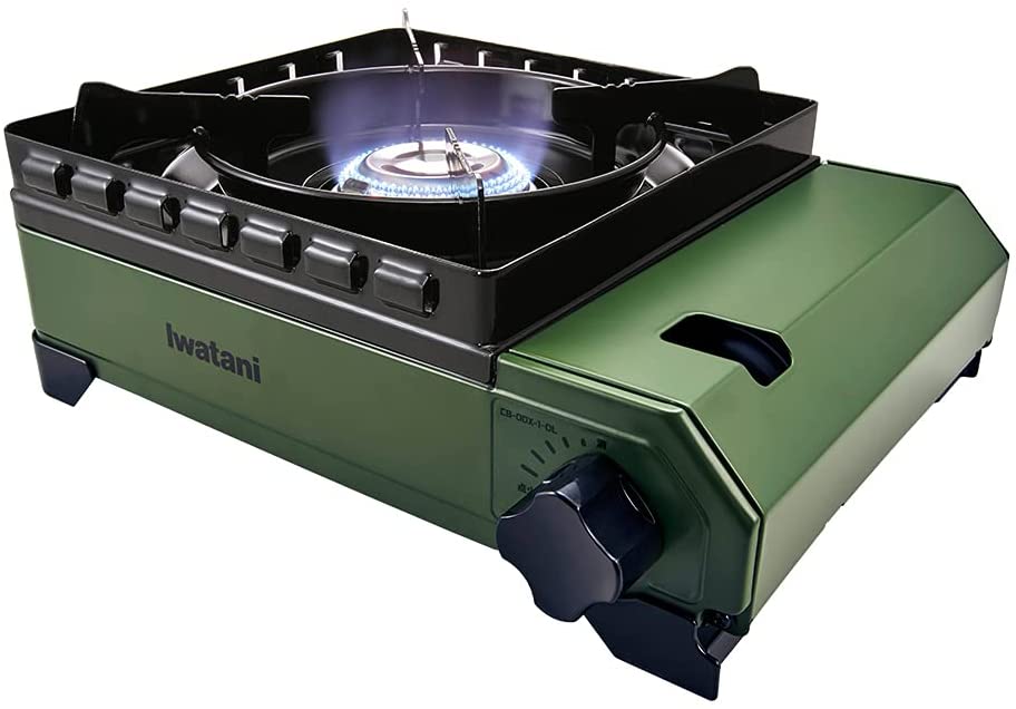 Portable Gas Stoves - 岩谷 IWATANI コンロ カセットフー タフマル CBODX1-OL OLIVE オリーブ コンパクト 高火力 小型アウトドア用コンロ ベランピング キャンプ ソロキャン 冬キャン ピクニック 家電 野外 防災 【メーカー直送品 代引き不可 ラッピング不可 配送日時指定不可】