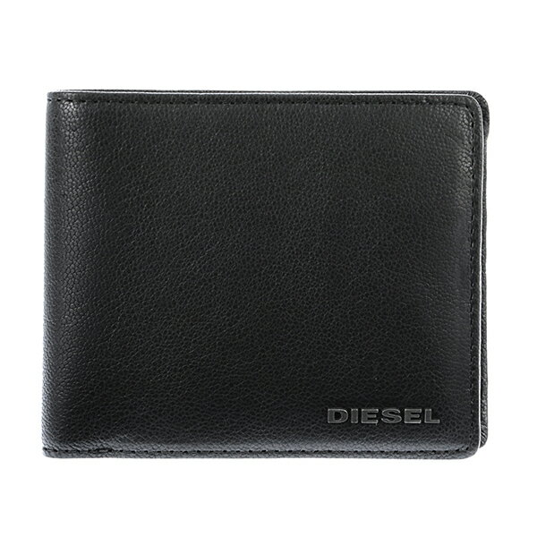 ディーゼル 財布（メンズ） ディーゼル DIESEL メンズ 二つ折り 短財布 X03925-PR271-T8013 ブラック