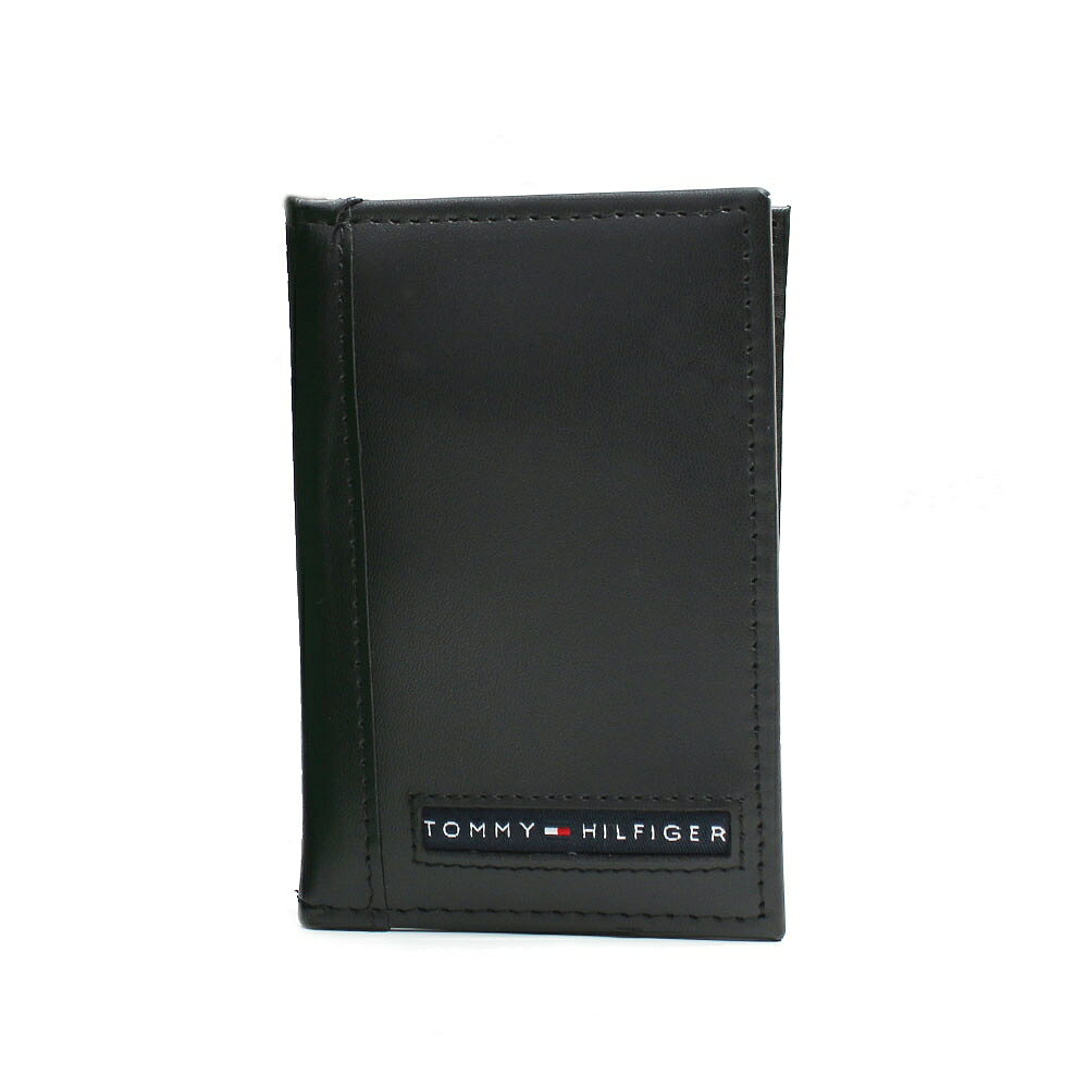 トミーヒルフィガー 名刺入れ（メンズ） トミーヒルフィガー TOMMY HILFIGER カードケース 31TL20X026-001 メンズ ブラック